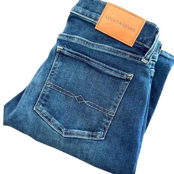 Lucky Brand Denim - Lucky Brand Sweet Mid Rise Boot Ankle Jeans Blue Stretch 4/27A‎ (30x30) NEW